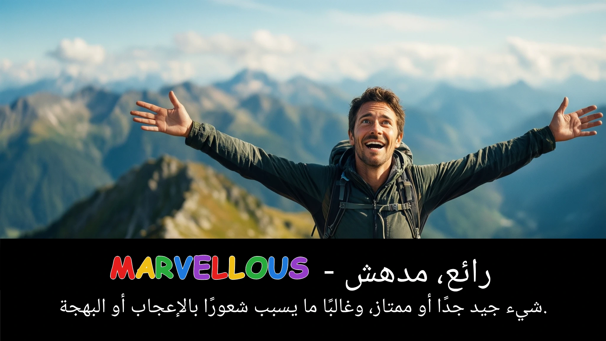 Arabic Illustration for marvellous